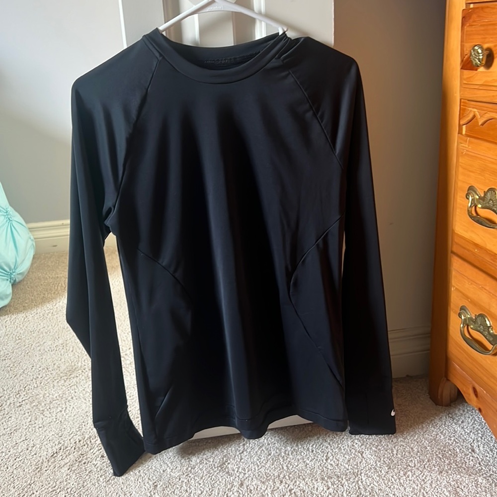 Nike Black Dri-fit long sleeve top